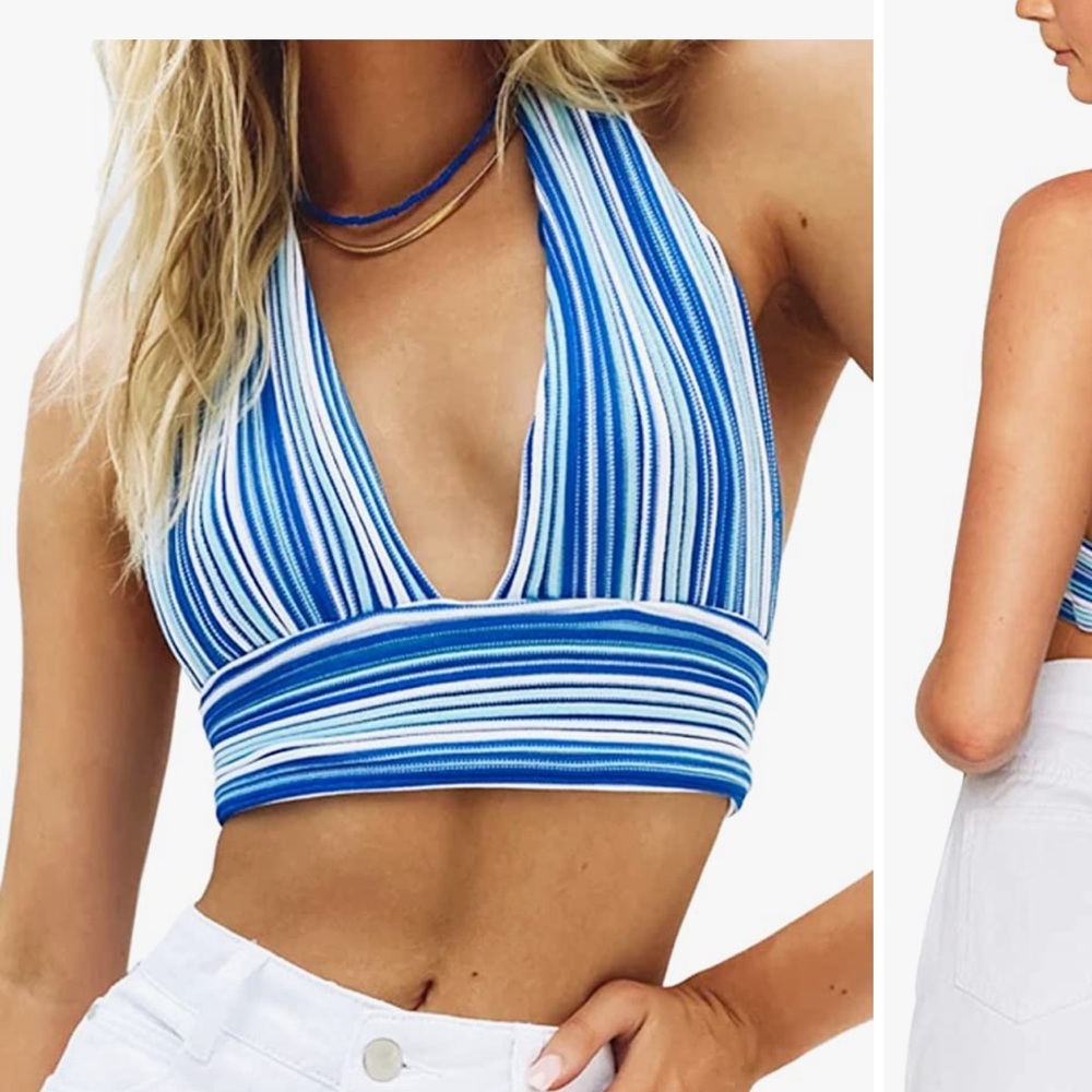 Cropped tie top!